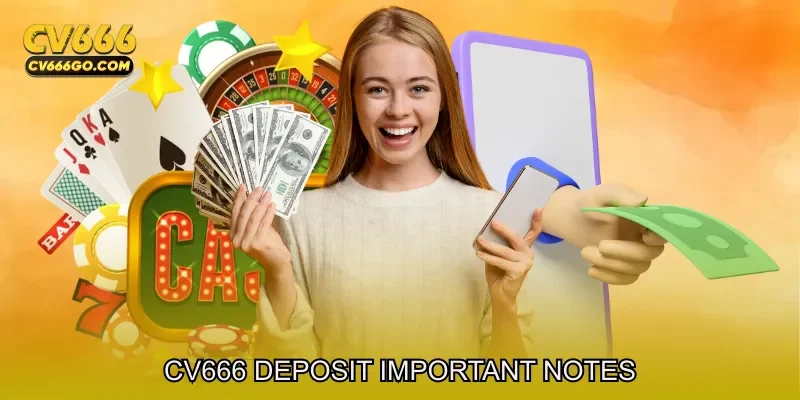 CV666 deposit Important Notes For Safe Transactions