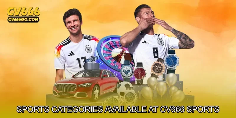 Sports Categories Available at CV666 sports